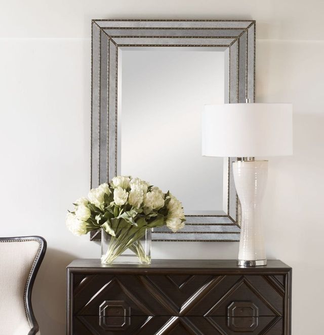 Uttermost® Seymour Burnished Silver Mirror-1
