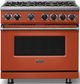 Viking® 7 Series 36" Spiced Cider Pro Style Natural Gas Range-0