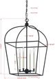Forty West Clarksdale Black Pendant-1
