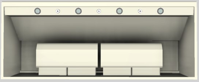 Vent-A-Hood® 60" Biscuit Wall Mounted Range Hood-2