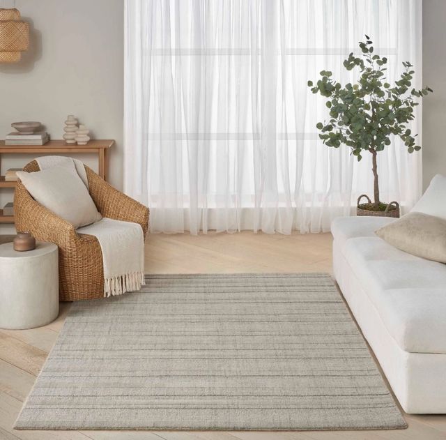 Nourison Home™ DKNY Pure Multi Weave Gray 5'x7' Area Rug-1