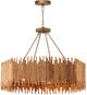 Currey & Company Teahouse Khaki Chandelier-0