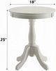 ACME Furniture Alger White Accent Side Table-2