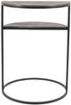 A & B Home 2-Tire Wenge Twin Table-2