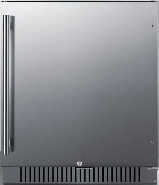 Summit® 27” 4.98 Cu. Ft. Stainless Steel ADA Compliant Under the Counter Refrigerator-0