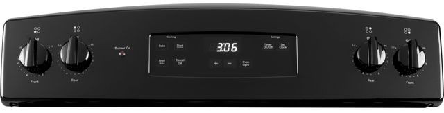 GE® 30" Black Freestanding Electric Range-1