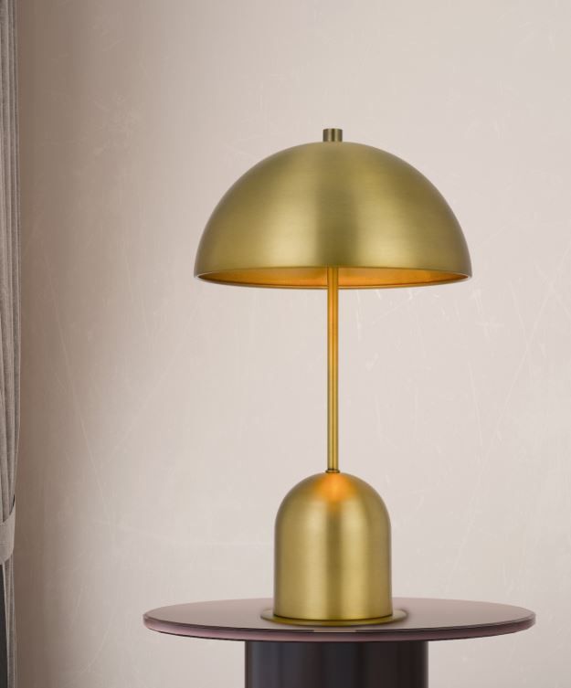Cal® Lighting & Accessories Peppa Antique Brass Accent Lamp-2