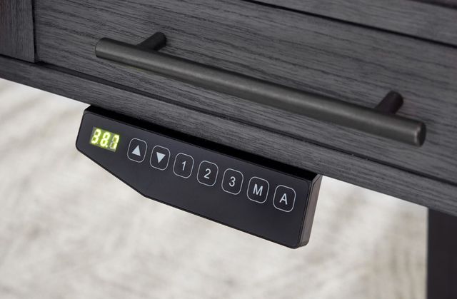 aspenhome® Preston Urbane Gray Lift Desk-1