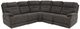 Flexsteel® Gray Power Reclining Sectional with Custom Layout Options-0