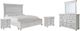 Benchcraft® Kanwyn 5-Piece Whitewash Queen Panel Bed Set-0