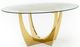 VIG Furniture Modrest Chambers Clear/Gold Dining Table-0