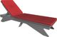Unwasted® Reserve Gray Plastic Outdoor Lounge Chaise-3