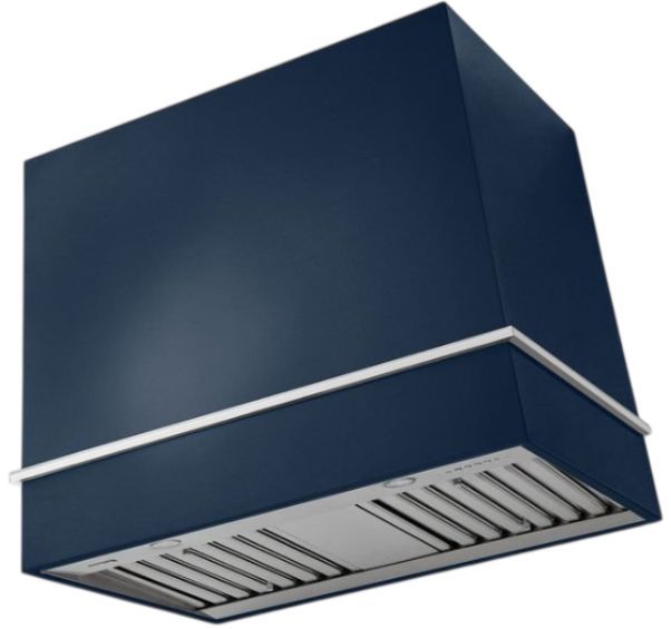 AGA Loge 36" Indigo Wall Mounted Range Hood with Polished Chrome Trim-0