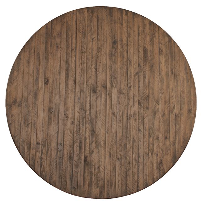 HH2 Home Forest Hill Distressed Walnut Dining Table with Brown Base-2