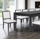 Furniture of America® Hatton Cross Weathered Black Dining Table-2