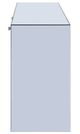 ACME Furniture Noralie Mirrored Vanity Desk with Faux Diamond Accent-2