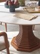 Lexington Home La Costa Cabrillo White Dining Table with Brown Base-2
