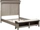 Liberty Furniture Ivy Hollow 4-Piece Dusty Taupe/Weathered Linen Queen Mantle Storage Bedroom Set with Chest-2