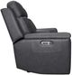 Flexsteel® Amelia Charcoal Power Reclining Loveseat with Console-3