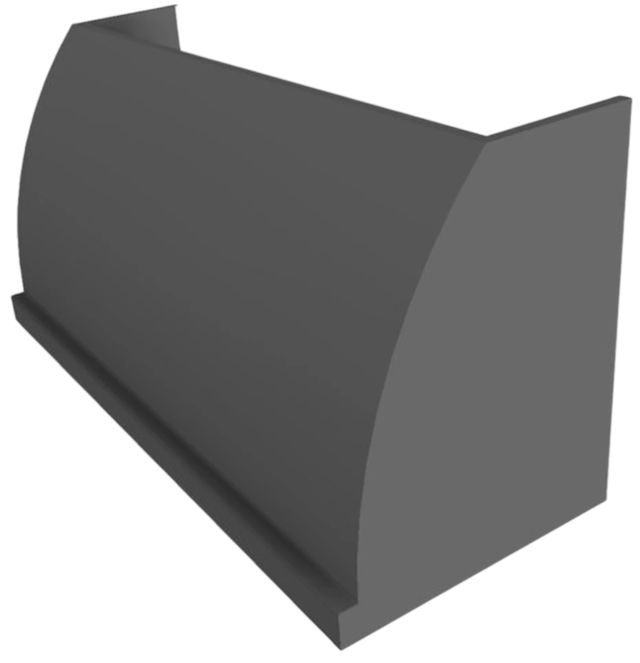 Vent-A-Hood® 60" Gunsmoke Wall Mounted Range Hood-1
