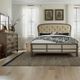 Liberty Furniture Americana Farmhouse 3-Piece Beige/Dusty Taupe King Panel Bedroom Set-2