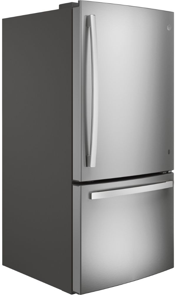 GE® Design 24.9 Cu. Ft. Fingerprint Resistant Stainless Steel Bottom Freezer Refrigerator-3