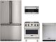 Viking® 4 Piece Stainless Steel Gas Kitchen Package-0