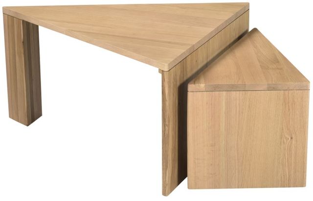 Moe's Home Collection Aton 2-Piece Natural Nesting Coffee Table Set-2