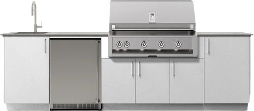 Urban Bonfire® Dew 42 117" Chantilly Outdoor Kitchen
