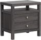 Magnussen Home® Merrifield Raisin Black Drawer Nightstand-0
