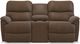 La-Z-Boy® Trouper Whiskey Power Reclining Loveseat with Headrest and Console-0
