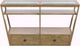 Magnussen Home® Hardison Glass/Warm Stone Brown Rectangular Sofa Table-2
