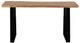 Porter International Designs Manzanita Natural Console Table with Black Base-1