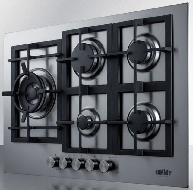 Summit® 30" Stainless Steel Natural Gas Cooktop -1