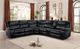 Mazin Furniture Bastrop Black 3 Piece Sectional With Right Console-4