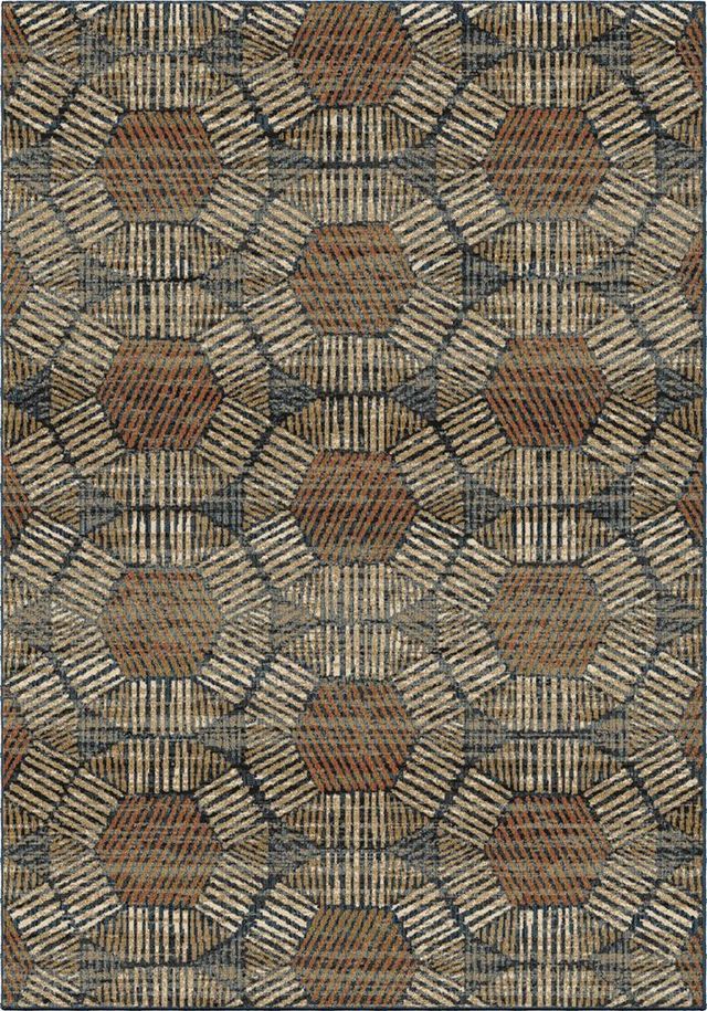 Orian Adagio Textured Penny Blue 9' X 13' Rug-0