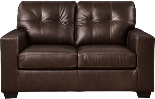 Signature Design by Ashley® Santorine Dark Brown Loveseat-1