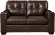 Signature Design by Ashley® Santorine Dark Brown Loveseat-1