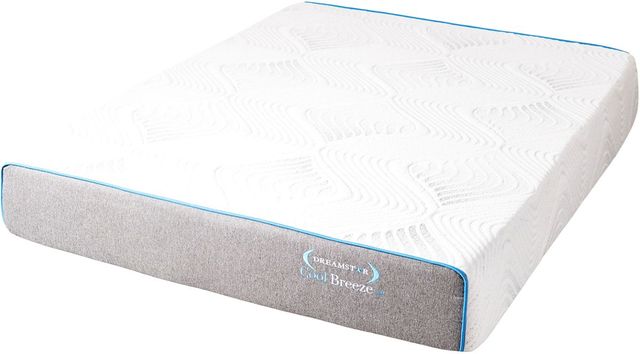 Dreamstar Bedding Luxury Collection Cool Breeze 10.5" Gel Memory Foam Medium Plush Tight Top King Mattress in a Box-0