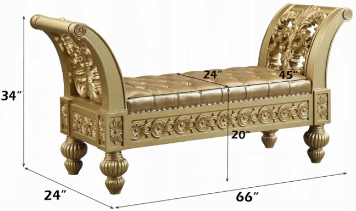 Acme Furniture Seville Bench - Thumbnail 5