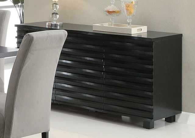 Coaster® Stanton Black 3-Drawer Rectangular Server-2