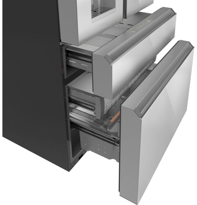 Café™ 36 in.  22.3 Cu. Ft. Platinum Glass Counter Depth French Door Refrigerator-3