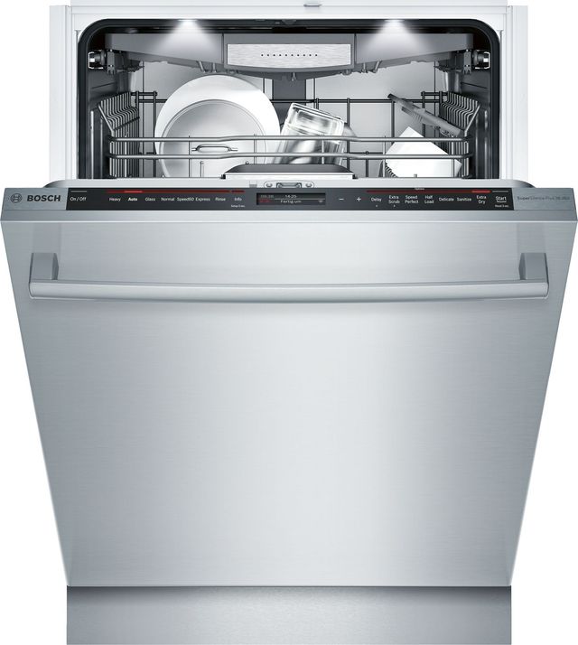 Bosch Benchmark® 24" Stainless Steel Built In Dishwasher-2