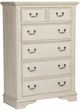 Liberty Furniture Bayside 4-Piece Antique White Queen Panel Bedroom Set-4
