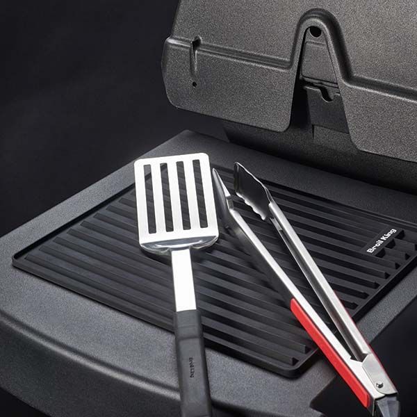 Broil King® Silicone Side Shelf Mat-Black-2