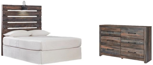 Signature Design by Ashley® Drystan 2-Piece Multi Twin Panel Headboard Set-0