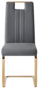 Mazin Furniture Althea Gold/Grey Side Chair-1