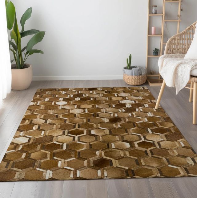 Dalyn™ Rug Company Bozeman BM1 Brown 5'x8' Area Rug-1