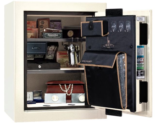 Liberty Safe Premium Home White Gloss 08 Gun Safe-1