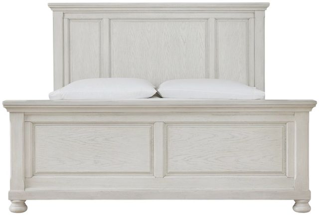 Signature Design by Ashley® Robbinsdale Antique White California King Panel Bed-2